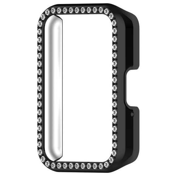 Etui z Diamentami do Samsung Galaxy Fit 3, Czarne