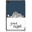 Etui do Lenovo Tab M10 Plus 10.6 TB-125F / TB-128F 3 Gen, Smartcase, sleeping cat