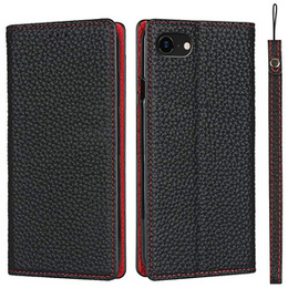 Skórzane etui do iPhone 7/8/SE 2020/SE 2022, ERBORD Grain Leather, czarne