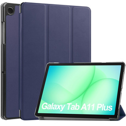 Etui z klapką do Samsung Galaxy Tab A11+/A9+, Smartcase, granatowe