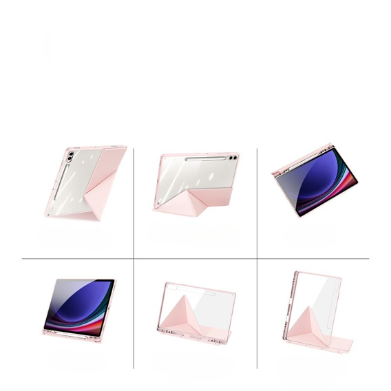 Etui do Samsung Galaxy Tab S10+ Plus, Dux Ducis MAGI, różowe