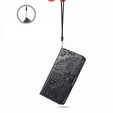 Etui z klapką do Samsung Galaxy M15 5G, Butterfly, czarne