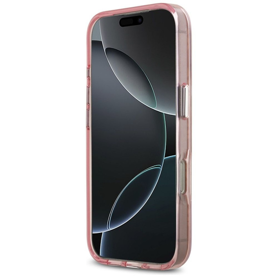 Etui Karl Lagerfeld do iPhone 17 Pro Max, IML Choupette Head Logo MagSafe, różowe