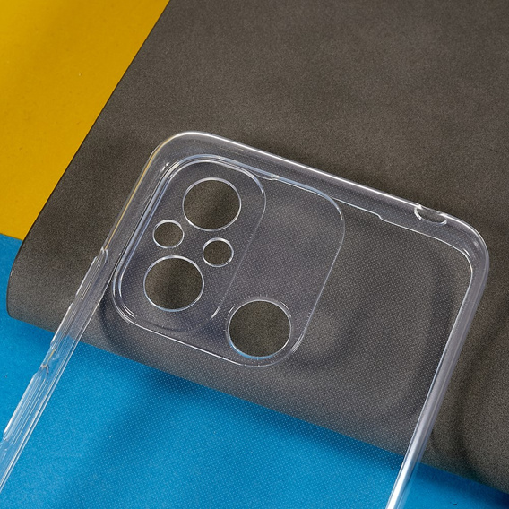 Etui cienkie do Xiaomi Redmi 12C/11A 4G, Slim, przezroczyste