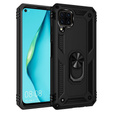 Etui pancerne do Huawei P40 Lite, Nox Case Ring, czarne