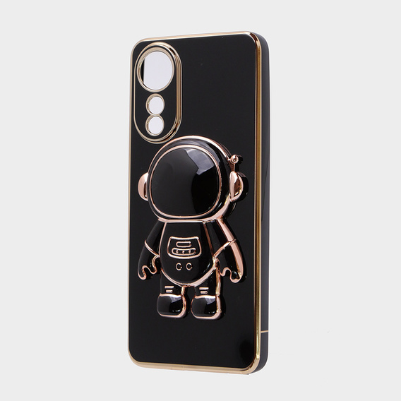 Etui do Oppo A78 4G, Astronaut, czarne