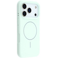 Etui silikonowe do iPhone 17 Pro Max - kompatybilne z MagSafe, antywstrząsowe, zielone