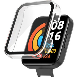 2w1 Etui + Szkło do Xiaomi Redmi Watch 2 Lite, Przezroczysty