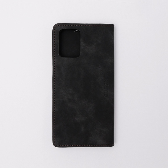 Etui do Motorola Moto G73, ERBORD Vintage portfel z klapką, czarne