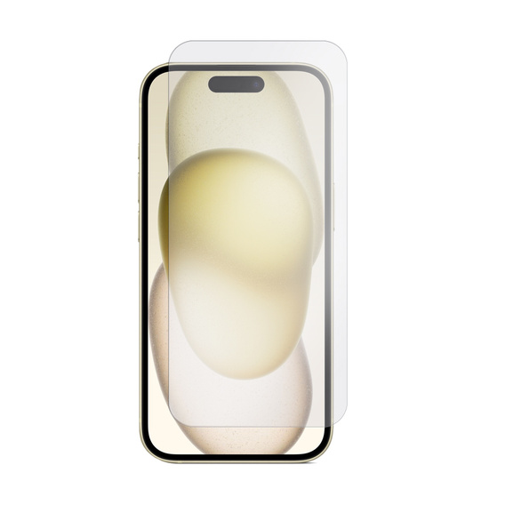 2x Szkło + szybka na aparat żółta do iPhone 15, ERBORD Hartowane 9H/3D
