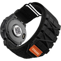 Pasek Nylonowy ERBORD Runner Quickfit do Garmin Fenix 5/6/6 PRO/7 Forerunner 965/955/945, Czarny