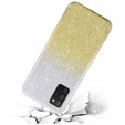 Etui Glitter Case do Samsung Galaxy  A02S, Silver/Gold