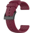 Pasek Silikonowy do Suunto 9 24 mm - Wine Red