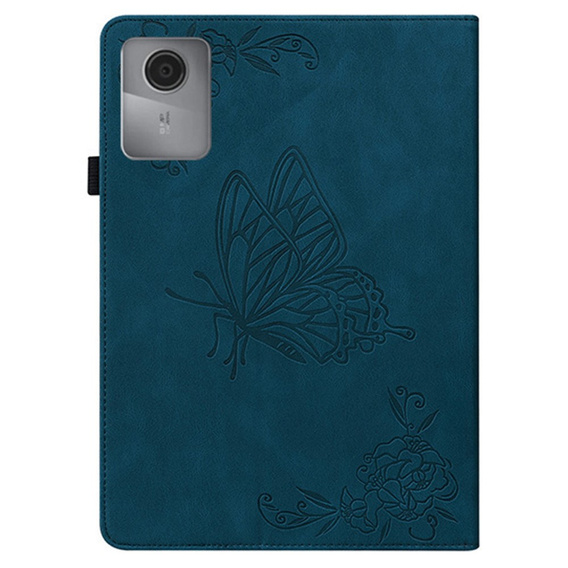 Etui do Lenovo Idea Tab 11", Butterfly, niebieskie
