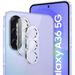 2x Szkło hartowane na aparat ERBORD do Samsung Galaxy A36 5G, Przezroczyste