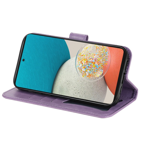 Etui z klapką do Samsung Galaxy A53 5G, Mandala, fioletowe