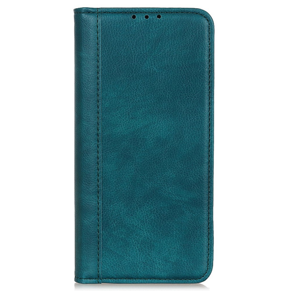 Etui do Sony Xperia 1 V, Wallet Litchi Leather, zielone