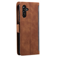Etui do Samsung Galaxy A25 5G, Retro Wallet, brązowe / szare
