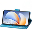 Etui z klapką do Realme C71, Butterfly, niebieskie