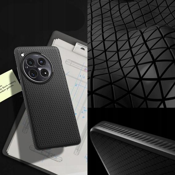 Etui Spigen do OnePlus 12 5G, Liquid Air, czarne