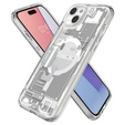 Etui z MagSafe Spigen do iPhone 15, Ultra Hybrid, Zero One, Białe