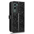 Etui z klapką do Oppo A5 5G / A5m, Wallet Rhombus, czarne