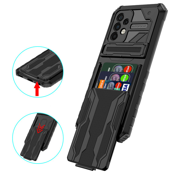 Etui Protect Combo Case do Samsung Galaxy A33 5G, Black