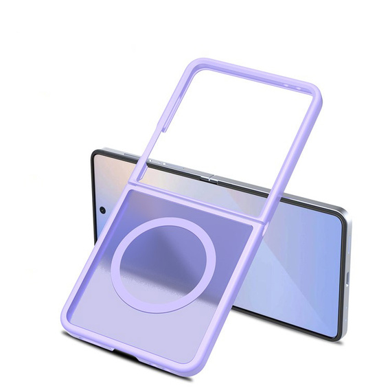 Etui z MagSafe do Samsung Galaxy Z Flip7 – fioletowe