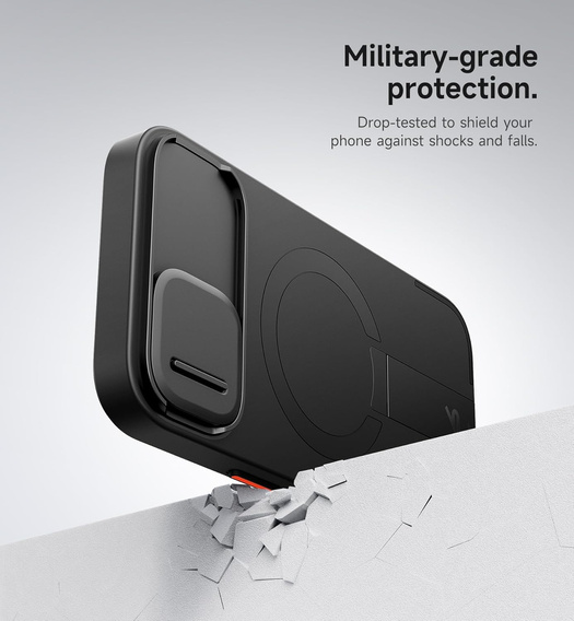 Etui do iPhone 13/14, Suritch Shockproof, do MagSafe, czarne