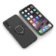 Etui do Samsung Galaxy A50/A50S/A30S, Kickstand Ring, czarne