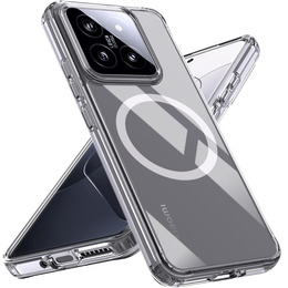 Etui do Xiaomi 14T Pro, Fusion Hybrid, do MagSafe, przezroczyste