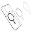 Etui Spigen do iPhone 15 Pro Max, Ultra Hybrid Mag MagSafe, Carbon Fiber, Przezroczyste