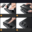 Szkło hartowane na aparat do Samsung Galaxy M55, czarne