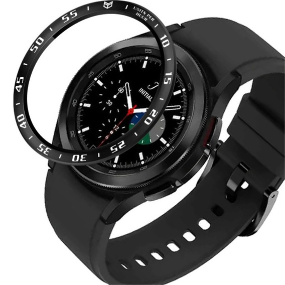 Nakładka Bezel Ring do Galaxy Watch 4 Classic 46mm, Black/White