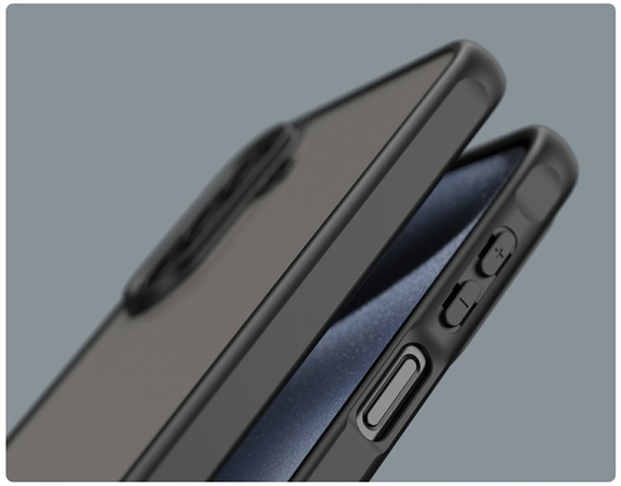Etui Matt Case do Samsung Galaxy A17 5G, matowe z czarną ramką