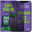 Szkło Hartowane Prywatyzujące Shy Palm do iPhone 11 Pro Max
