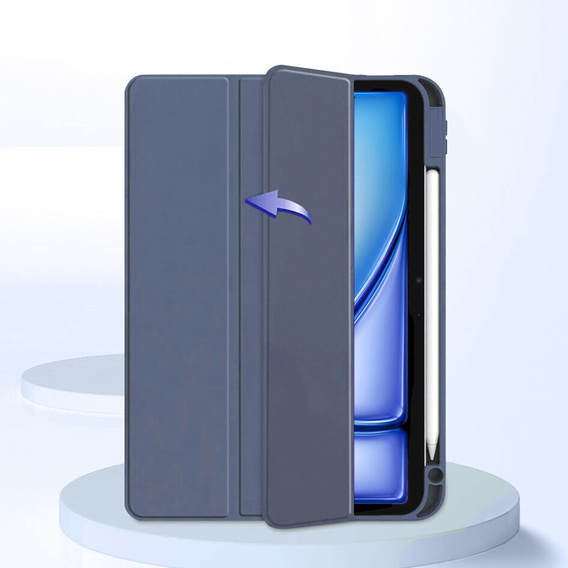 Etui do iPad Air 13" 2025/2024 (7/6 gen.), Smartcase Hybrid, z miejscem na rysik, fioletowe