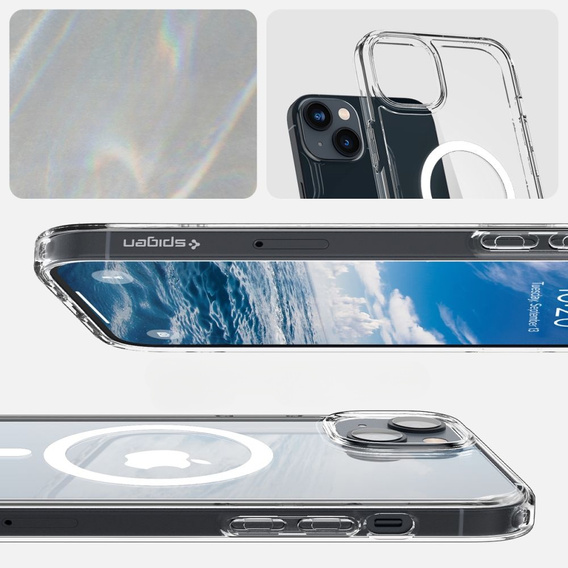 Etui Spigen do iPhone 14, Ultra Hybrid Mag MagSafe, White