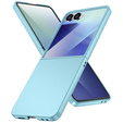 Etui ze szkłem hartowanym na ekran zewnętrzny do Samsung Galaxy Z Flip7 – niebieskie