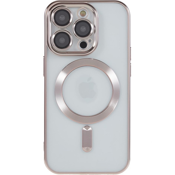 Zestaw Etui do iPhone 14 Pro, MagSafe Hybrid, różowe + Szkło