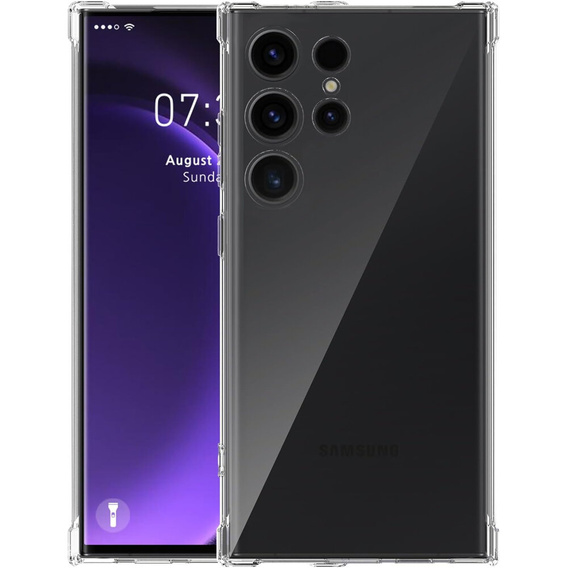 Etui do Samsung Galaxy S24 Ultra, Dropproof, przezroczyste