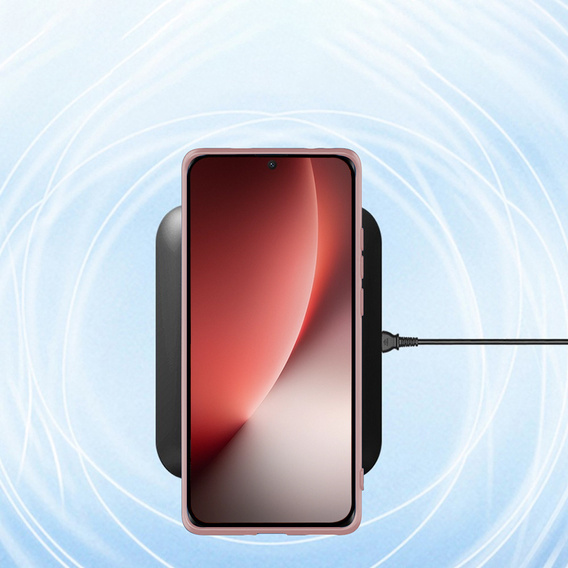 Etui do Honor Magic 8 Lite, Silicone Lite, różowe