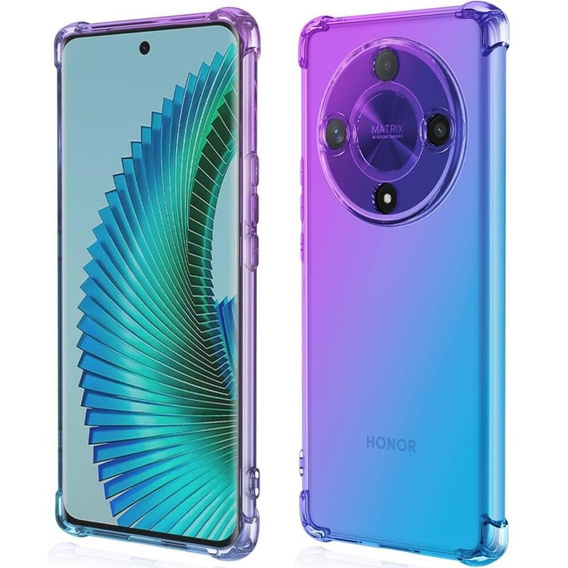 Etui Gradient Dropproof do Honor Magic 6 Lite 5G, Fioletowe / niebieskie