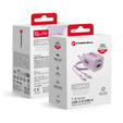 Forcell F-Energy GaN III Crystal Color VT-41 33W – ładowarka z kablem USB-C - fioletowa