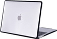 Etui do MacBook Air 13 A2337, Hard Case, Czarno przezroczyste