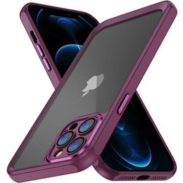 Etui do iPhone 12 Pro Max, ERBORD Impact Guard, bordowe