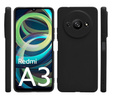 Etui cienkie do Xiaomi Redmi A3, Slim, czarne