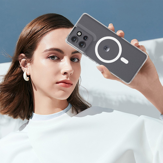 Etui do Motorola Edge 50 Neo / Thinkphone 25 z funkcją MagSafe – przezroczyste