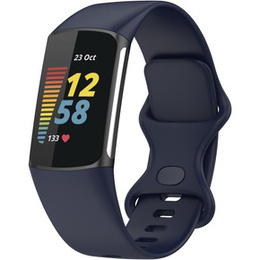 Pasek silikonowy do Fitbit Charge 5, Granatowy