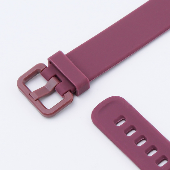 Pasek Silikonowy do Xiaomi Smart Band 10 / 9 / 8, Fioletowy